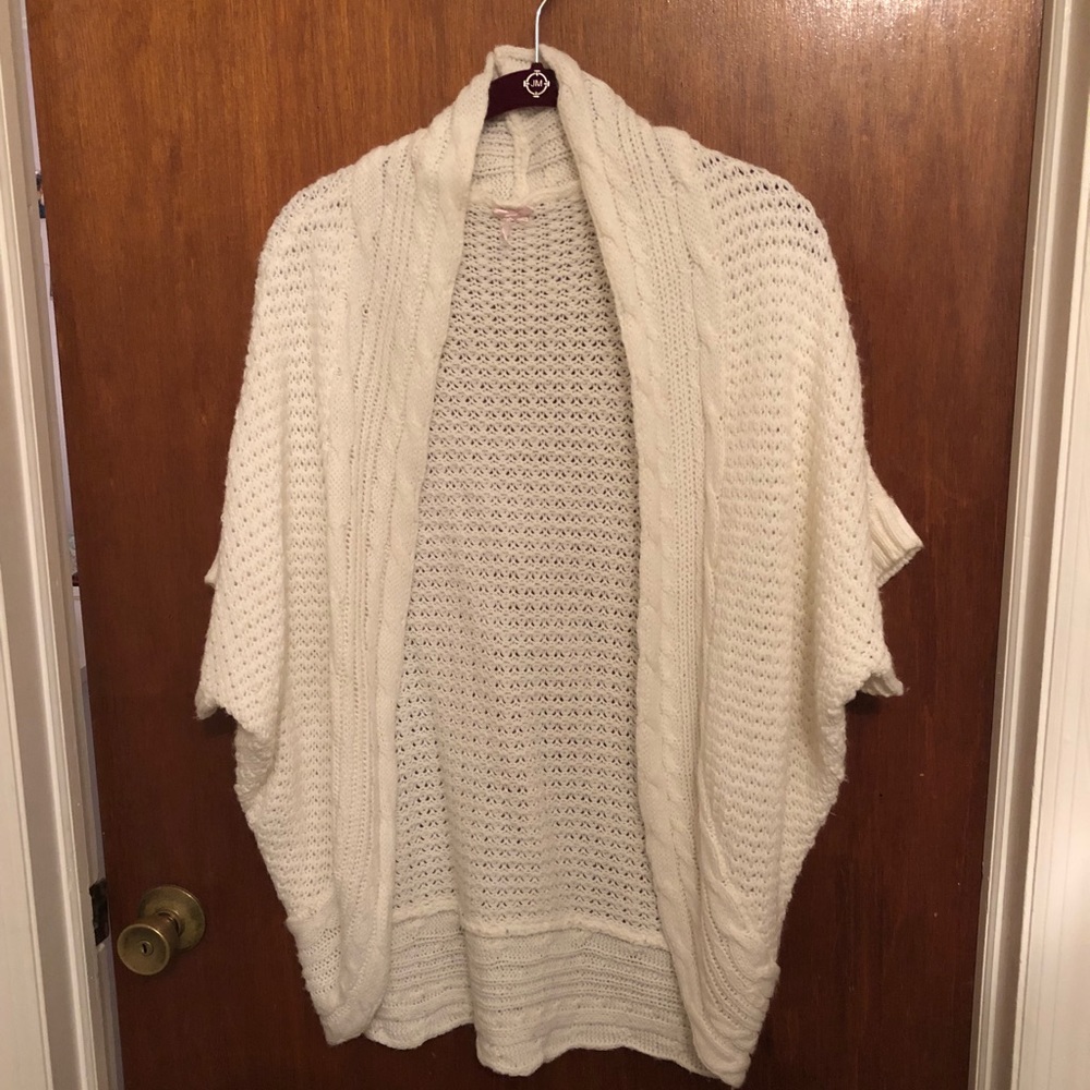 White soft cardigan
